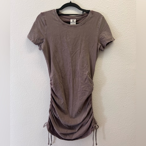 Victoria's Secret PINK Ruched Side T-Shirt Dress size small NWT - Picture 3 of 7